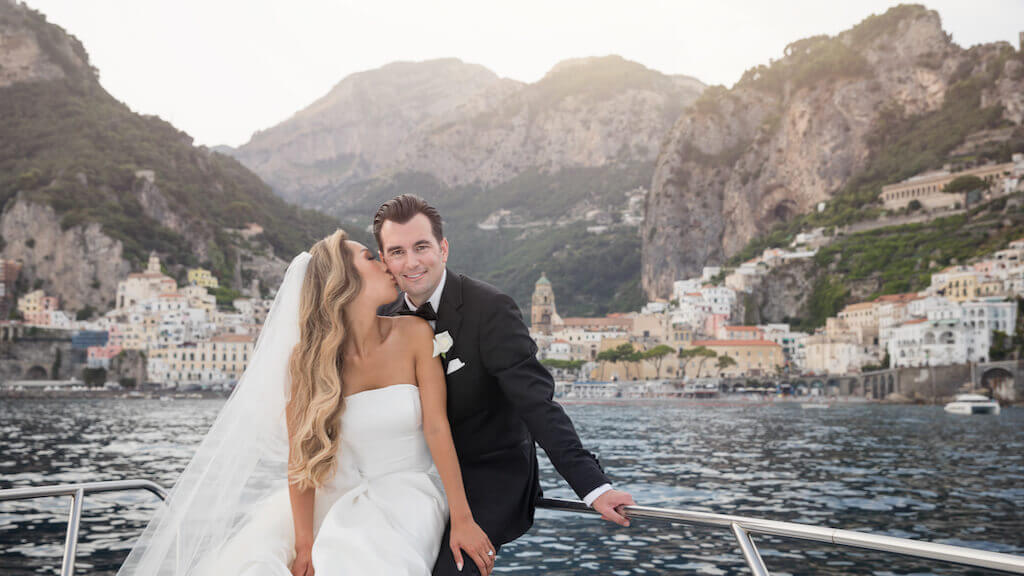 bride and groom getting married in Italy